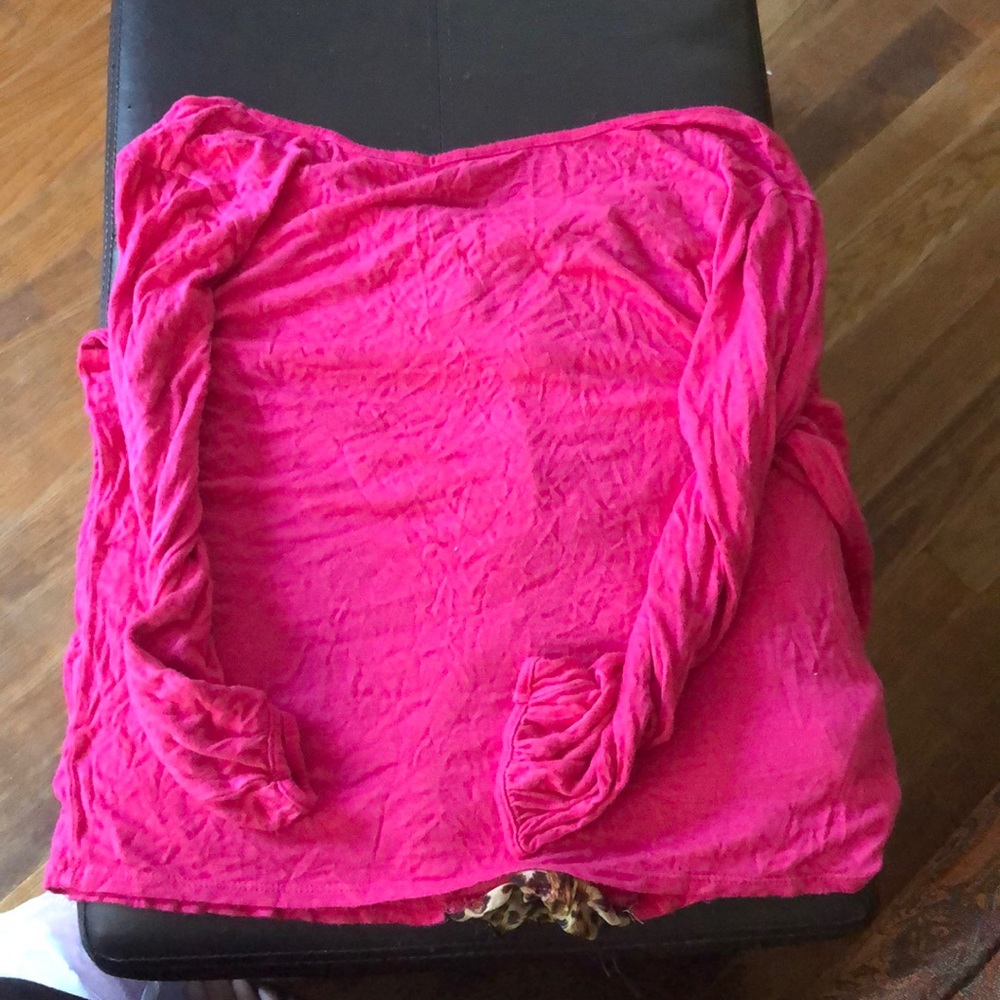 Cute pink/ leopard shirt